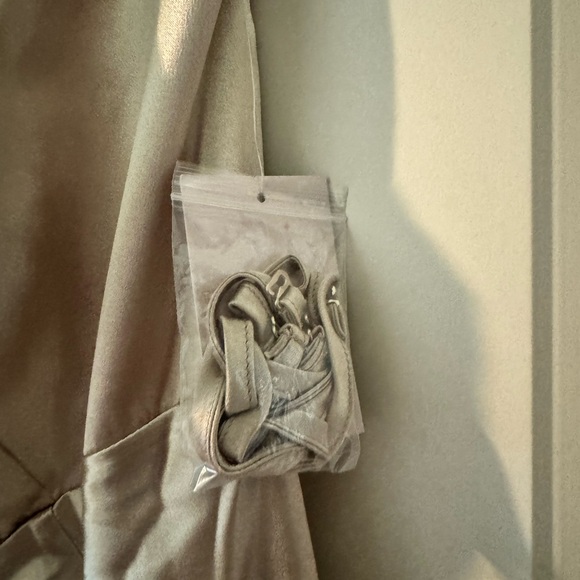 NEW Birdy Grey Mia Convertible Dress Formal Satin Champagne Gold Sixe 3X NWT - Picture 5 of 6